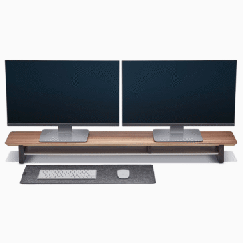 دسکپد نمدی خاکستری تیره لمومیز سایز کوچک