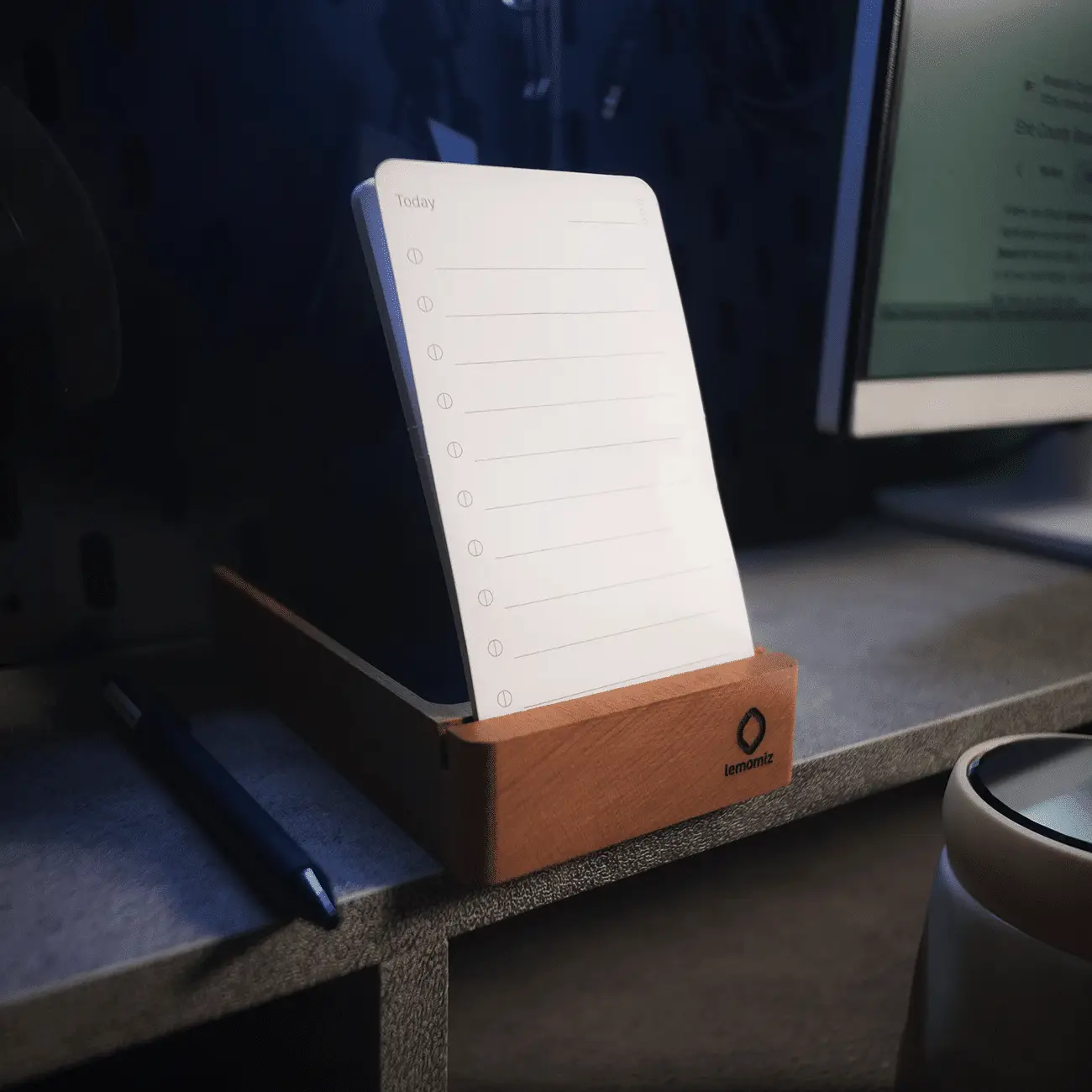 استند کاغذ یادداشت آنالوگ لمومیز